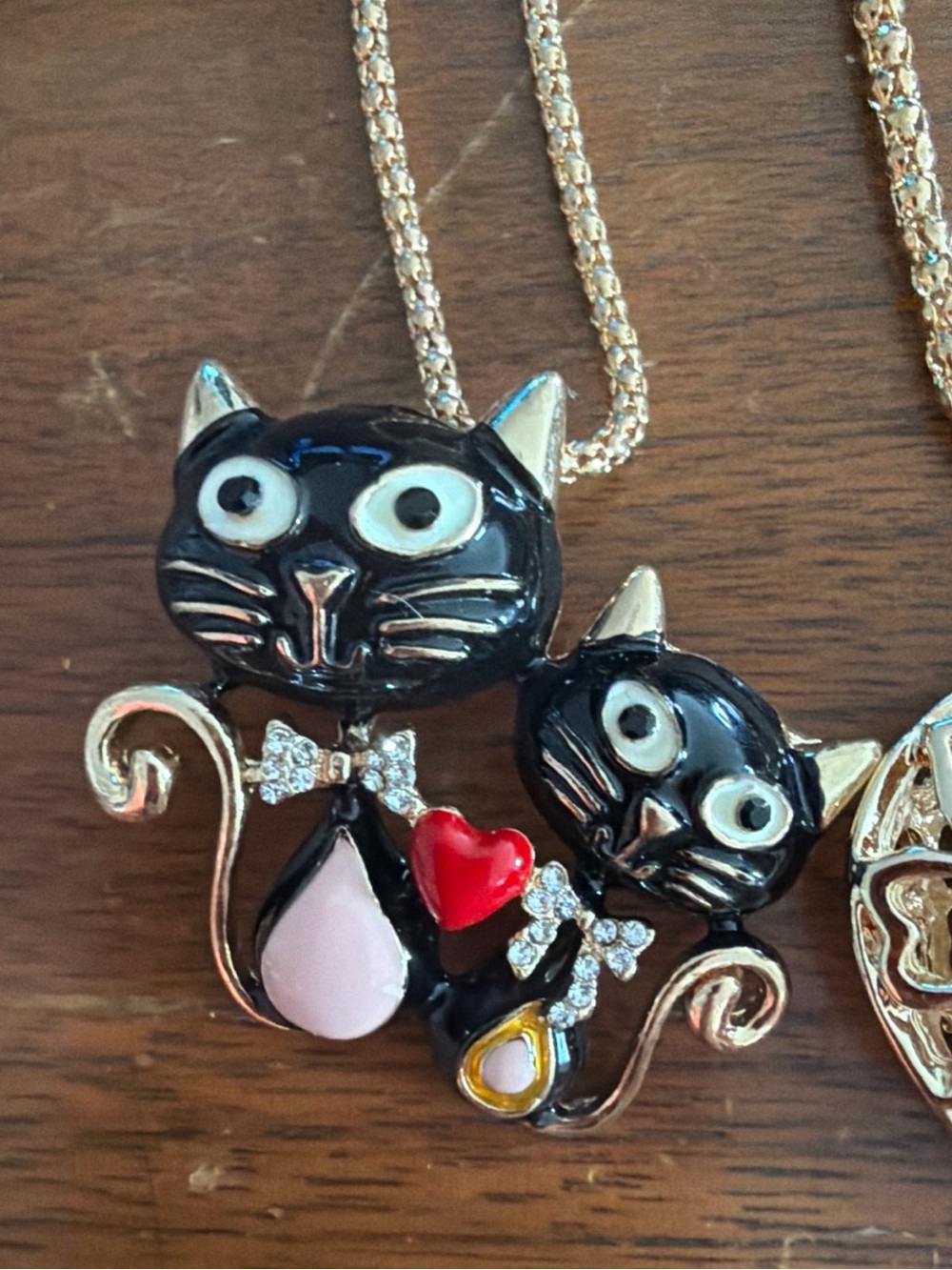 5 Vintage Betsey Johnson and Cross Necklaces - Picture 2 of 6